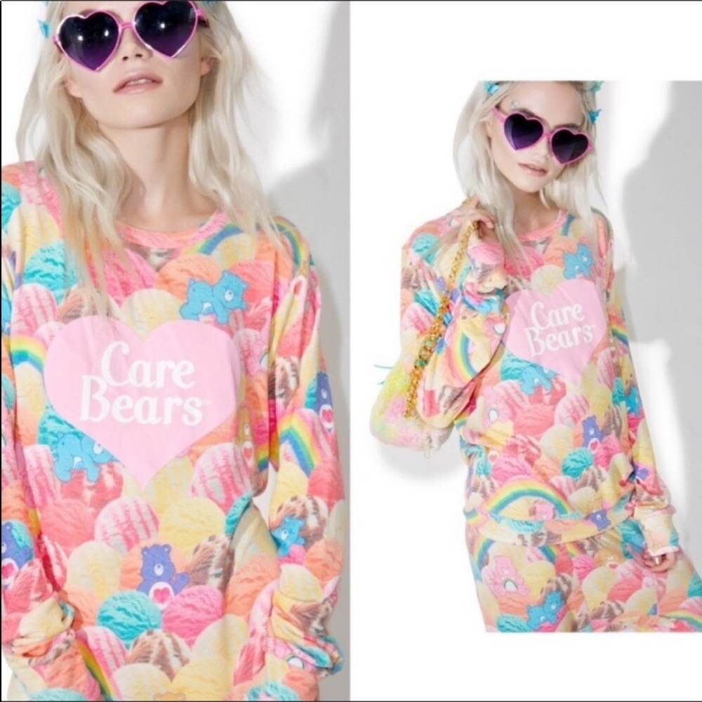 IRON FIST X Care Bear Scoop Neck Sweatshirt